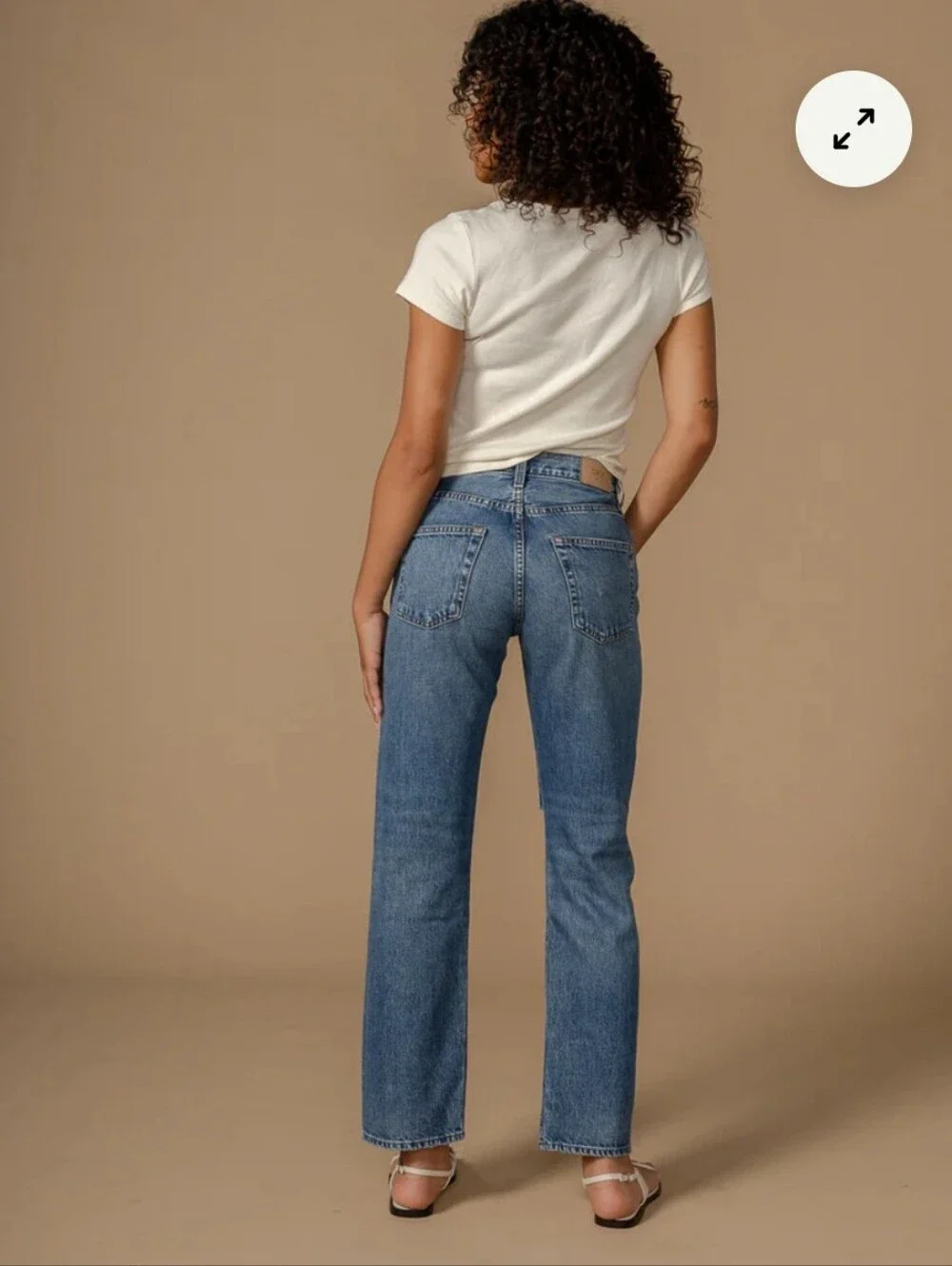 Edwin Sawyer Boyfriend Straight Leg Jeans Medium Wash Size 25